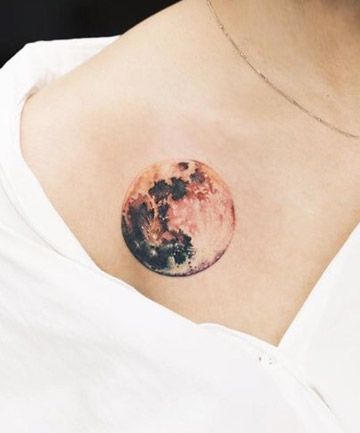 35 motifs créatifs pour les tatouages des phases de la lune