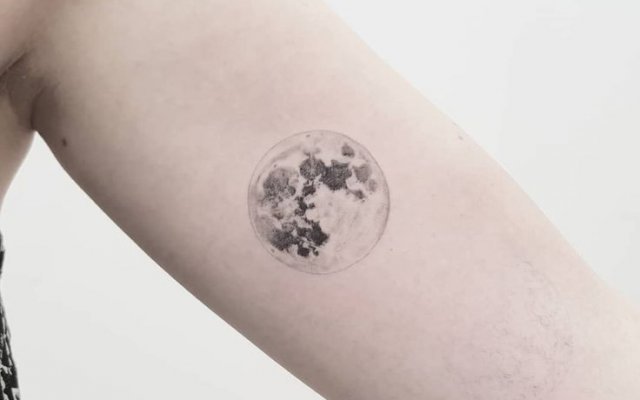 35 diseños creativos para el tatuaje de las fases de la luna