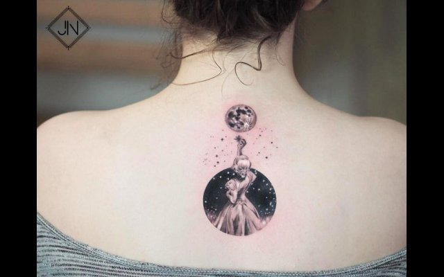 35 motifs créatifs pour les tatouages des phases de la lune