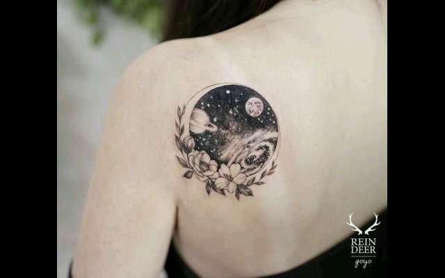 35 disegni creativi per tatuaggi con fasi lunari