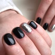 Black decorated nail: 10 art photos to do on your next manicure