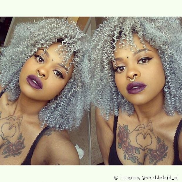 Gray curly hair: 50 photos of different curl styles for you to jump into this trend!