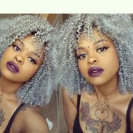 Gray curly hair: 50 photos of different curl styles for you to jump into this trend!