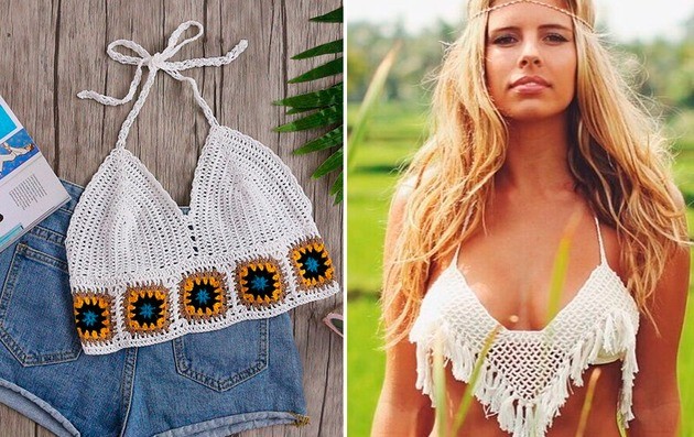 Crochet blouses: see the most successful models