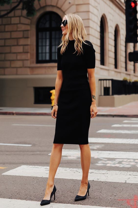Black dress: 30 models for a modern and stylish look