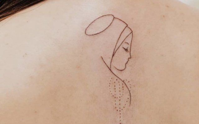 Tatuaggio di Nostra Signora di Aparecida: vedi bellissime opzioni