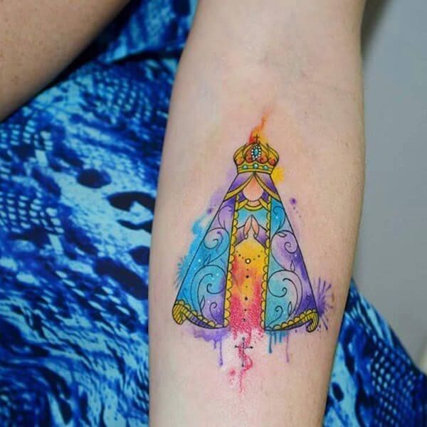 Tattoo of Our Lady of Aparecida: see beautiful options