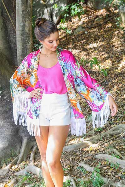 40 opciones de kimonos femeninos para que crees un look boho