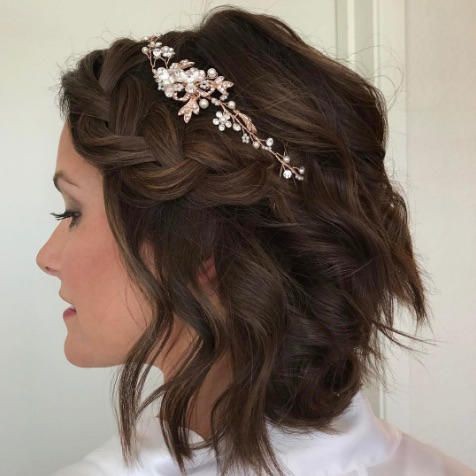 Peinados de novia: echa un vistazo a 45 looks para cabello corto