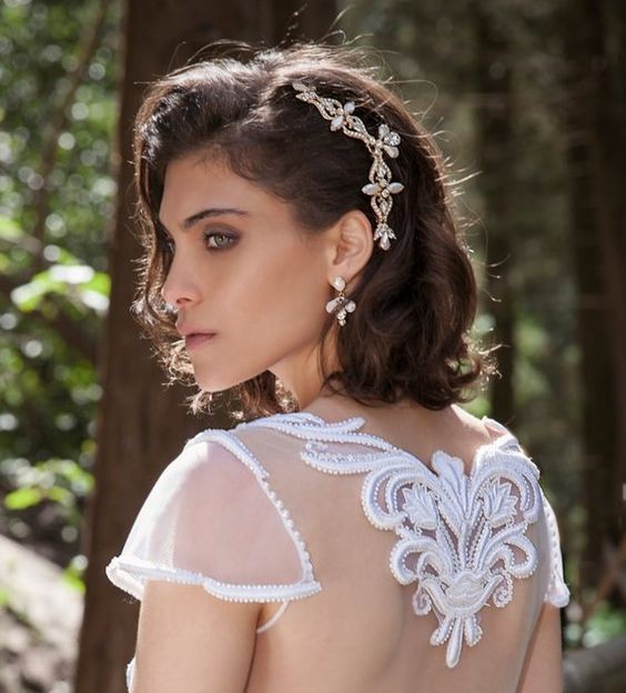 Acconciature da sposa: dai un'occhiata a 45 look per capelli corti