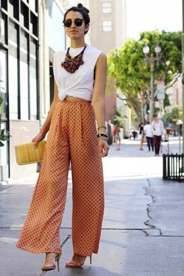 Pantaloon pants: 70 models to create a sophisticated look