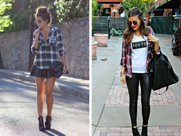 Women's plaid shirt: the best looks to cause