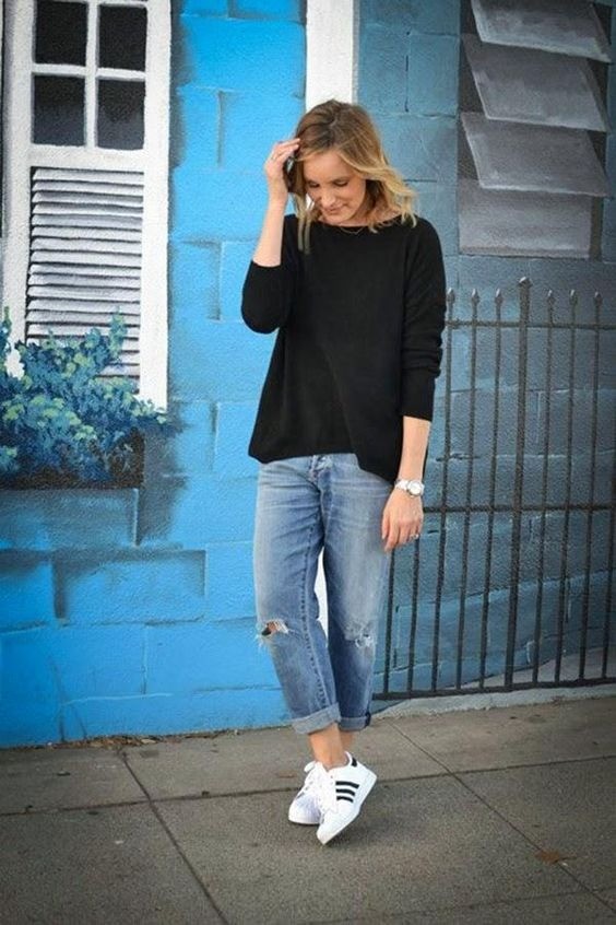 50 looks with boyfriend pants to inspire you!