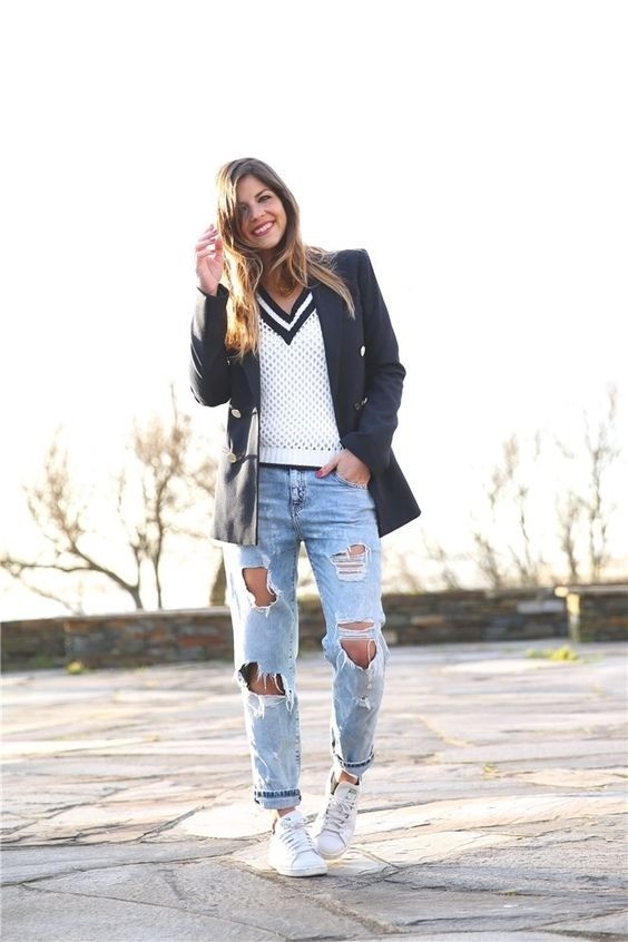 50 looks avec un pantalon boyfriend pour vous inspirer !