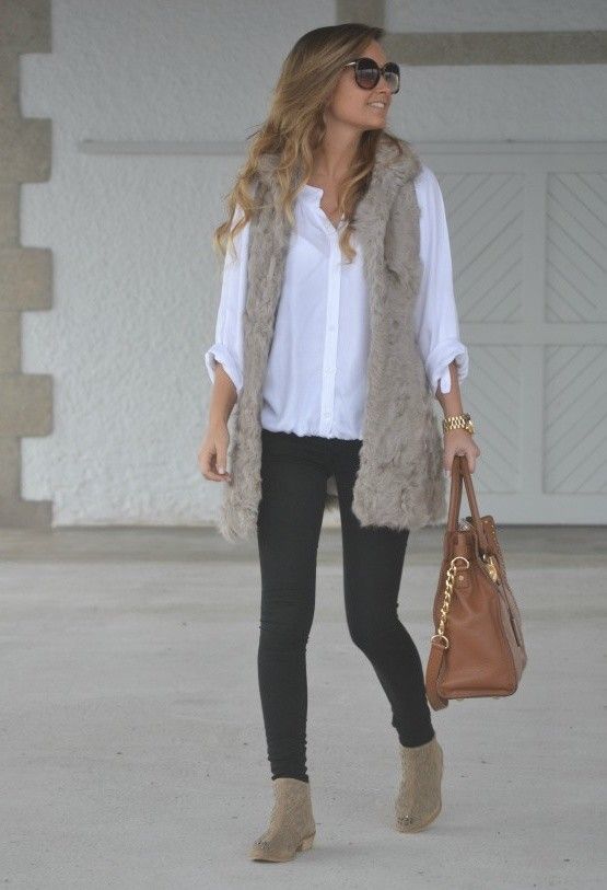 Fur vest: see how this piece can bring style to the look