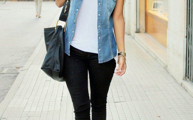 Gilet in jeans: 35 modi per indossarlo e rockeggiare