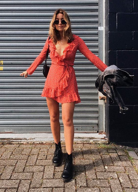 Dress with boots: see different ways to bet on this combination