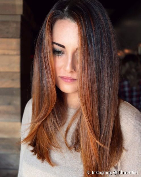 Les cheveux aux reflets roux cuivrés sont tendance ! 15 photos pour vous inspirer