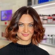 Hair with coppery red highlights is a trend! 15 photos to inspire you