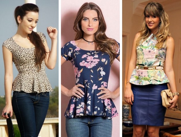 Peplum blouse: see looks full of style and elegance