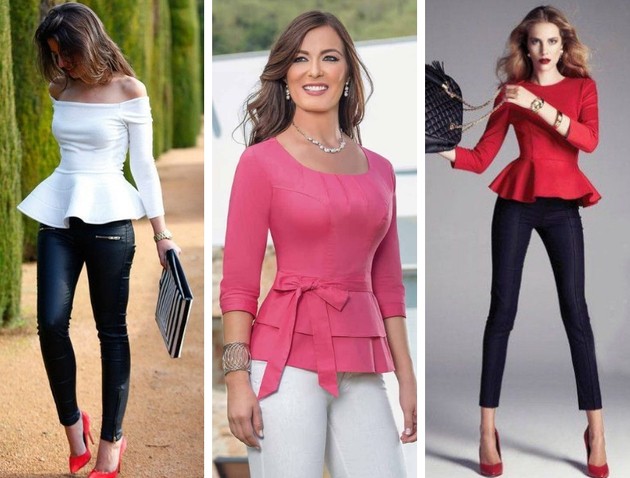 Blusa peplum: mira looks llenos de estilo y elegancia