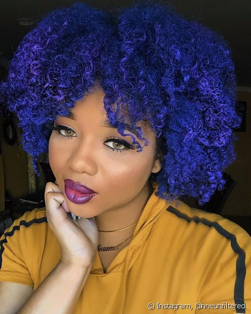 Colorful curly hair: purple, blue, green, pink... See 50 pictures of curls with different colors and get inspired