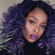 Colorful curly hair: purple, blue, green, pink... See 50 pictures of curls with different colors and get inspired