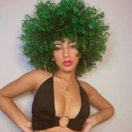 Colorful curly hair: purple, blue, green, pink... See 50 pictures of curls with different colors and get inspired