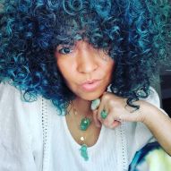 Colorful curly hair: purple, blue, green, pink... See 50 pictures of curls with different colors and get inspired