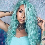 Capelli ricci colorati: viola, blu, verde, rosa... Guarda 50 immagini di ricci con colori diversi e lasciati ispirare