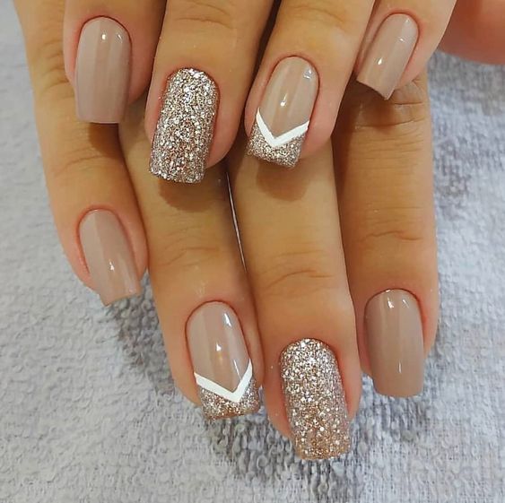 Simple decorated nails: delicate options for you to do at home