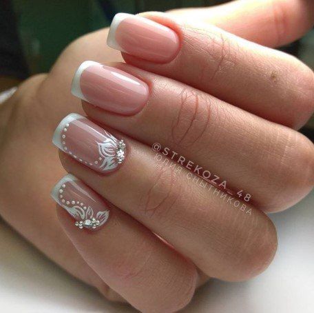 Simple decorated nails: delicate options for you to do at home