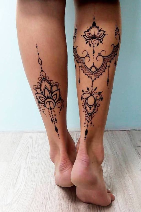 40 creative and charming ideas for tattoos on the female calf