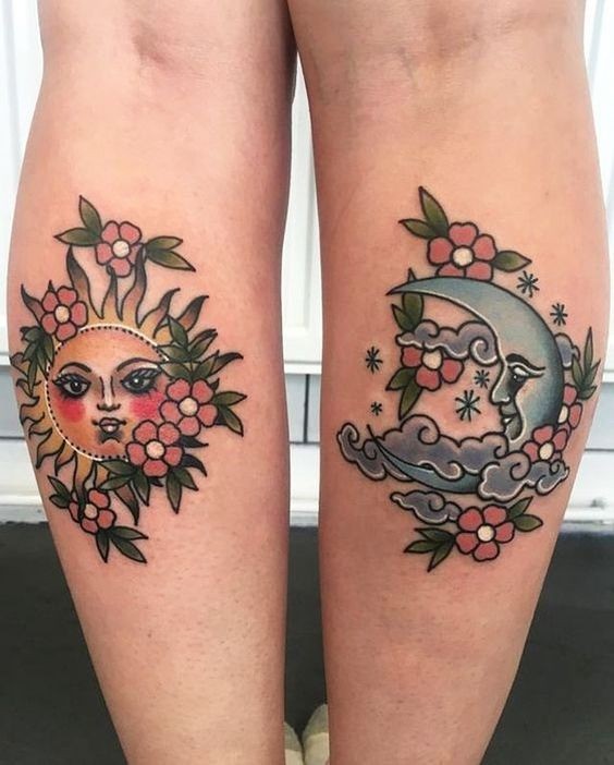 40 creative and charming ideas for tattoos on the female calf