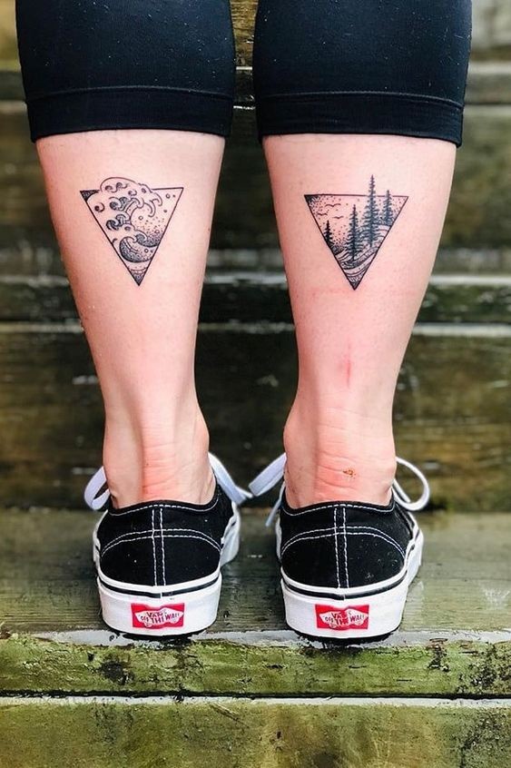 40 creative and charming ideas for tattoos on the female calf