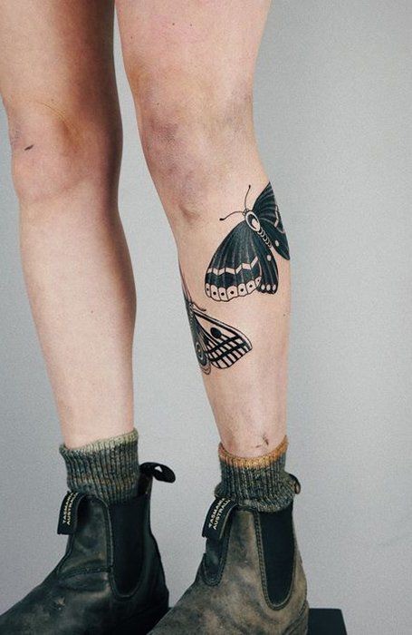 40 idee creative e affascinanti per i tatuaggi sul polpaccio femminile