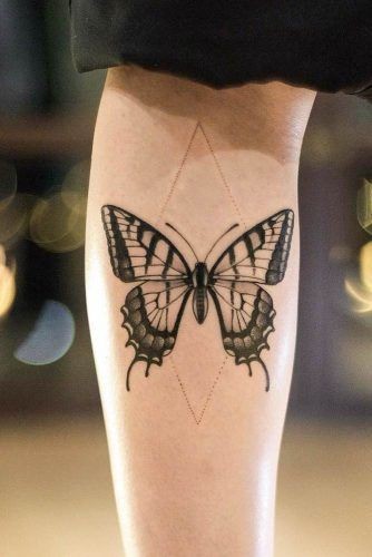 40 idées créatives et charmantes de tatouages ​​​​sur le mollet féminin