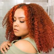 Light red: 13 photos of coloring in various hair types for you to fall in love with!