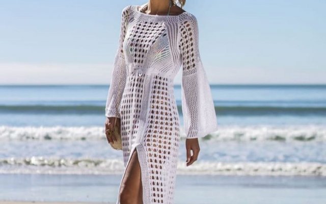 Long beach cover-up: 8 versions for you to look stunning