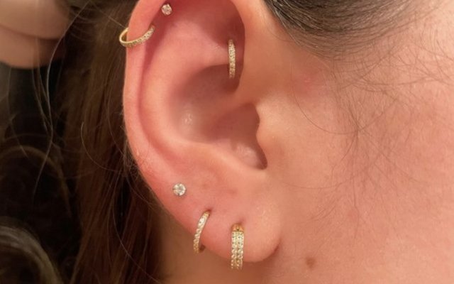 15 inspirations to bet on the helix piercing and tips on how to care