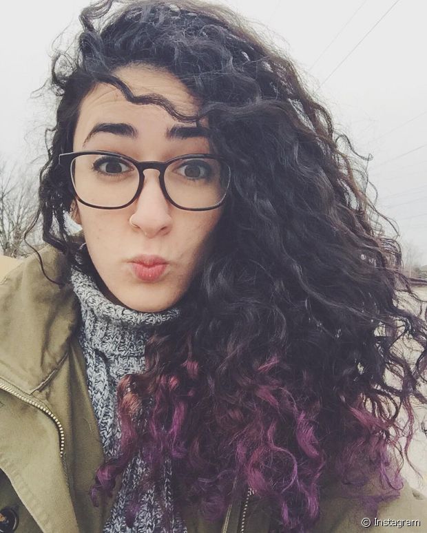 Curly purple hair: how to take care of strands with the fantasy color + 15 photos to inspire