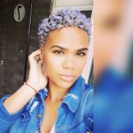 Curly purple hair: how to take care of strands with the fantasy color + 15 photos to inspire