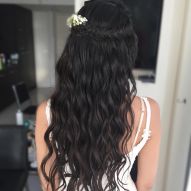 Coiffures de mariée avec cheveux lâches : 20 photos de demi-chignons, d'accessoires et d'autres styles à inspirer