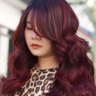 Cheveux marsala foncés : 15 photos de la couleur et de la pointe d'encre à utiliser