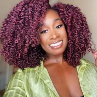 Cheveux marsala foncés : 15 photos de la couleur et de la pointe d'encre à utiliser