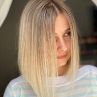 Long blonde bob: 20 photos of the cut with different nuances to inspire you