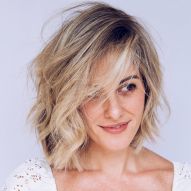 Long blonde bob: 20 photos of the cut with different nuances to inspire you