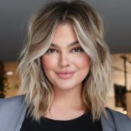 Long blonde bob: 20 photos of the cut with different nuances to inspire you