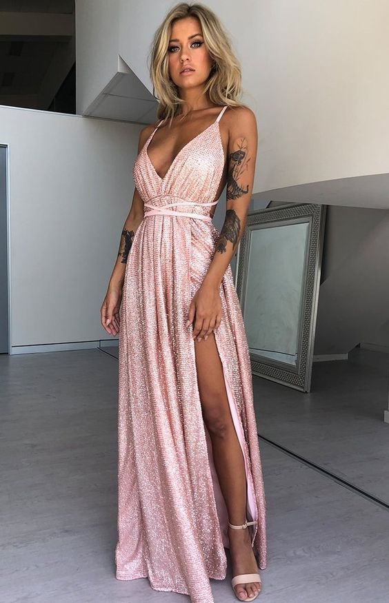 Pink dress: 72 breathtaking models