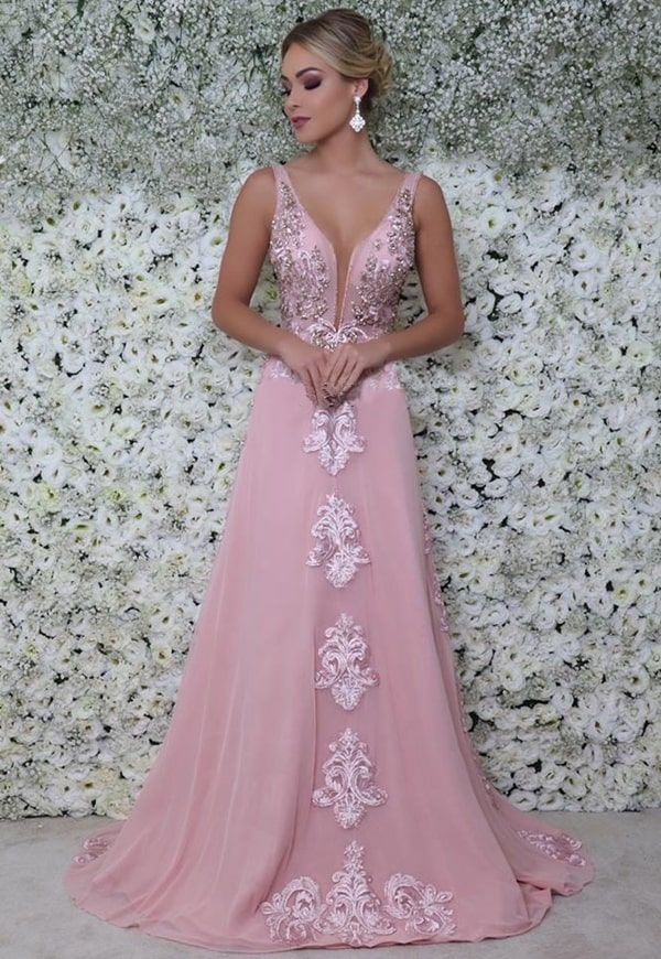 Vestido rosa: 72 modelos impresionantes